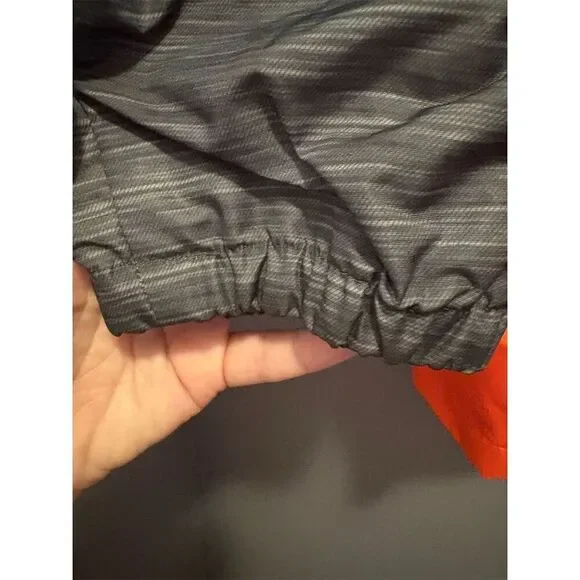 Faded Glory Boys XL Orange Hooded Windbreaker Jacket Zipper Closure - Picture 3 of 8